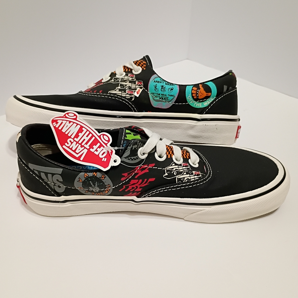 Vans Era Sf V66 Black Multi Unisex Skater Sneakers - Picture 3 of 15